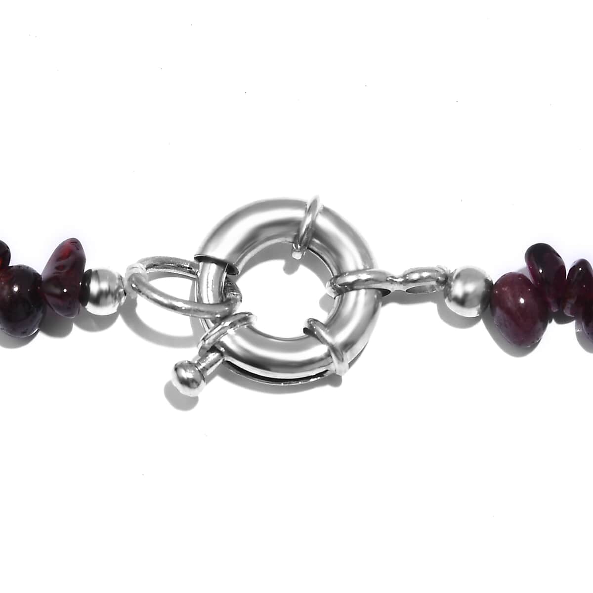 Mookite and Orissa Rhodolite Garnet 275.75 ctw Necklace 20 Inches in Platinum Bond  image number 4