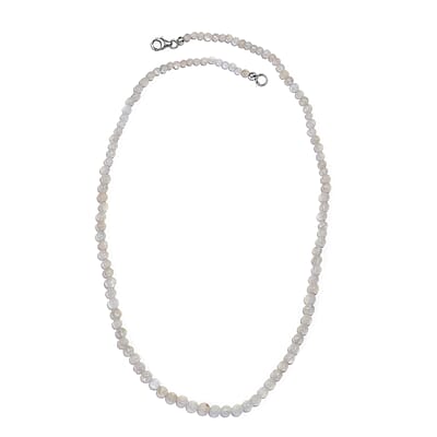 Multi Beryl Beaded 76.75 ctw Necklace 18 Inches in Sterling Silver
