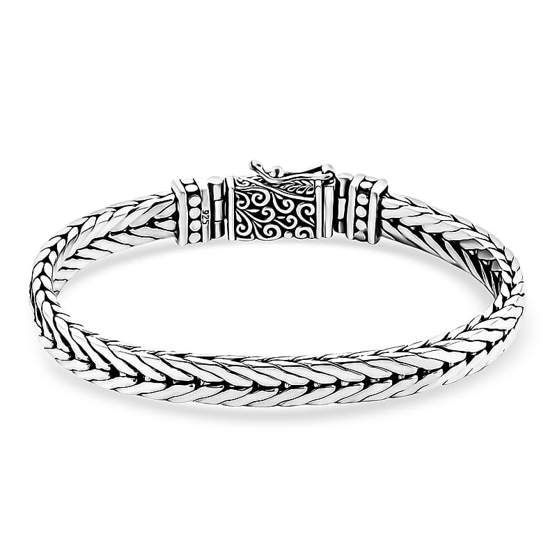 Bali Legacy Padian Bracelet in Sterling Silver (6.50 In) 38.50 Grams