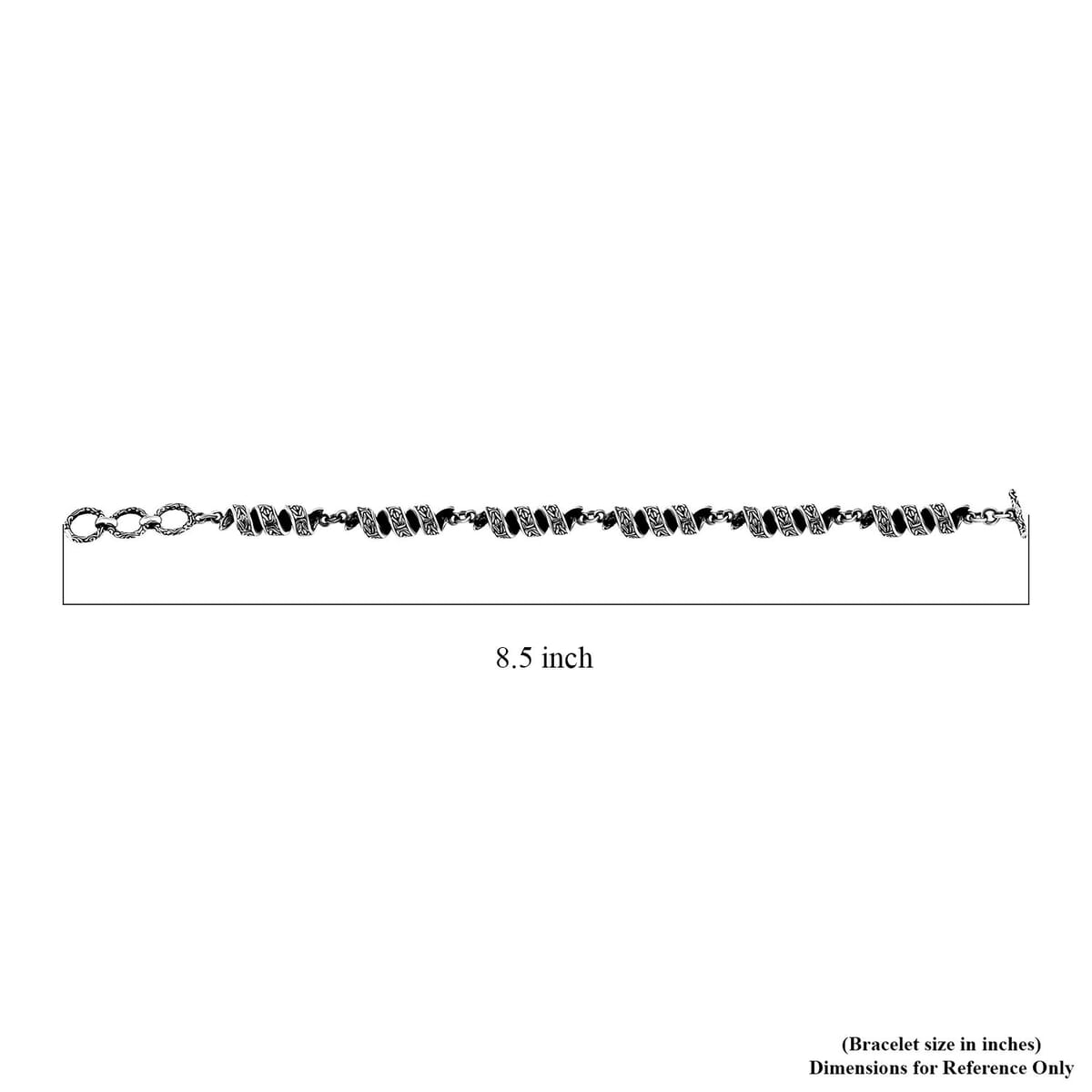 Bali Legacy Milky Way Borobudur Chain Bracelet in Sterling Silver (6.50-8.0In) 15.30 Grams image number 5