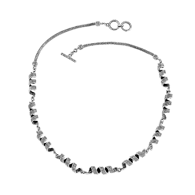 Bali Legacy Milky Way Tulang Naga Chain Necklace in Sterling Silver 35.97 Grams 20 Inches
