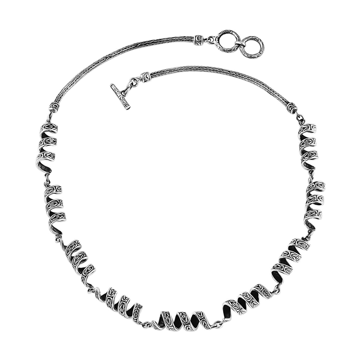Bali Legacy Milky Way Borobudur Chain Necklace in Sterling Silver 37.80 Grams 20 Inches image number 0