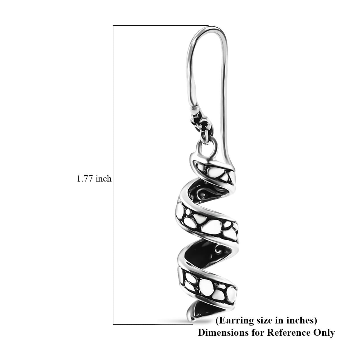 Bali Legacy Milky Way Pebble Earrings in Sterling Silver 4.90 Grams image number 3