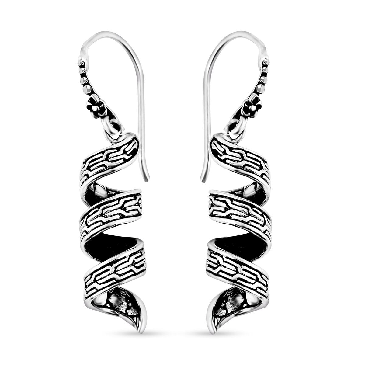 Bali Legacy Milky Way Borobudur Earrings in Sterling Silver 5.15 Grams image number 0