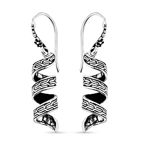 Bali Legacy Milky Way Borobudur Earrings in Sterling Silver 5.15 Grams