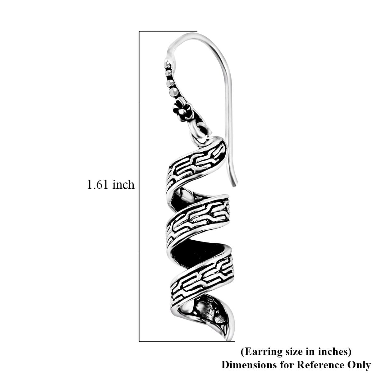 Bali Legacy Milky Way Borobudur Earrings in Sterling Silver 5.15 Grams image number 4