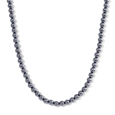 Terahertz (7-9mm) 87.00 ctw Dog Collar in Silvertone 8-12 Inches (Size XS)