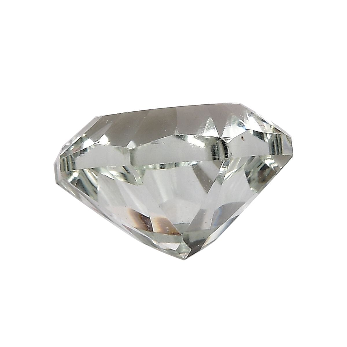 Montezuma Prasiolite Set of 2 (Octillion 10 mm) 6.63 ctw Loose Gemstone image number 2