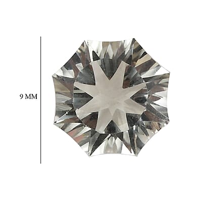 Montezuma Prasiolite Set of 2 (Octillion 10 mm) 6.63 ctw Loose Gemstone