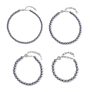 Terahertz (9-11mm) Dog Collars (16-20 Inches) (Size M) in Silvertone 200.00 ctw