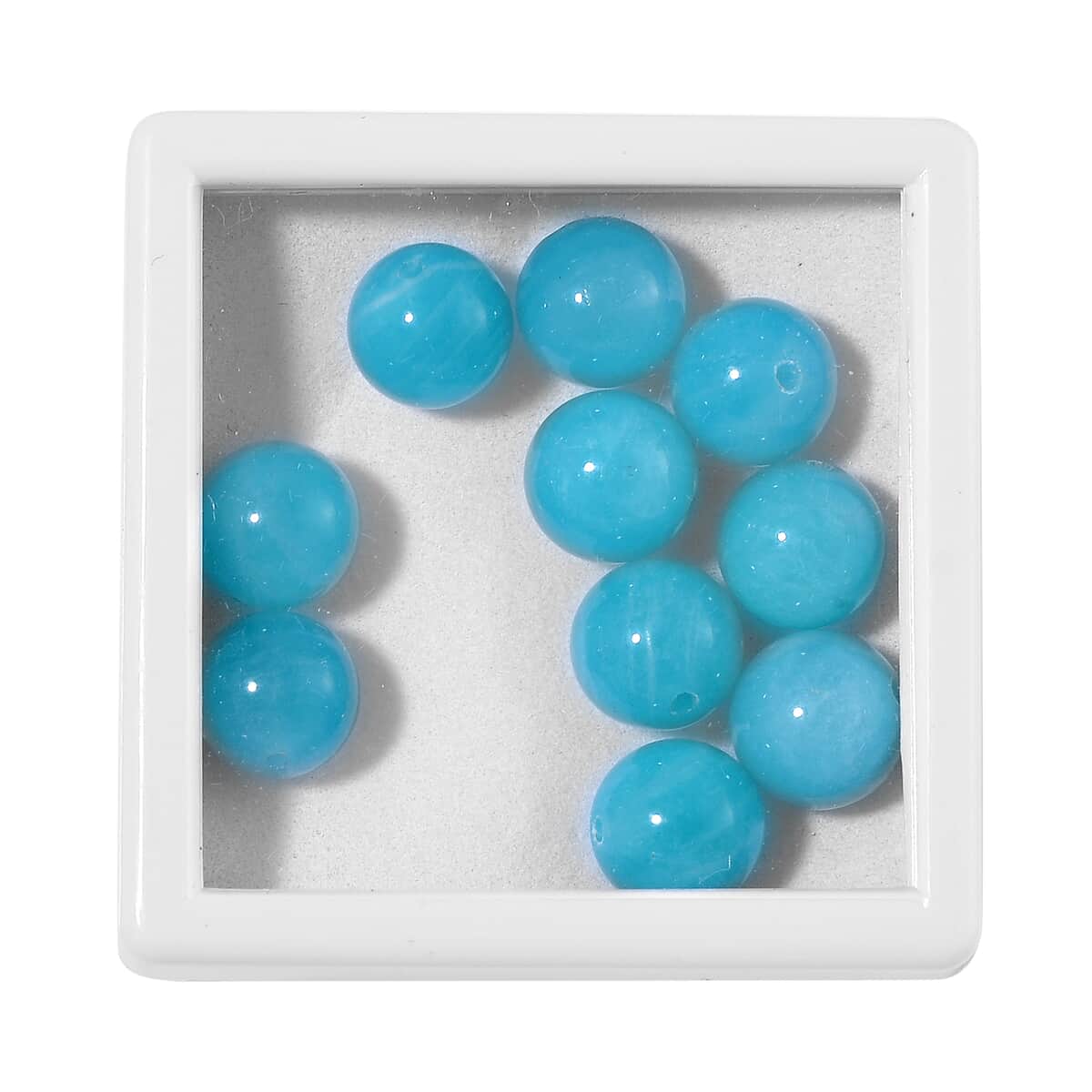 Set of 10pcs Amazonite 8-9mm Beads 50.00 ctw image number 4