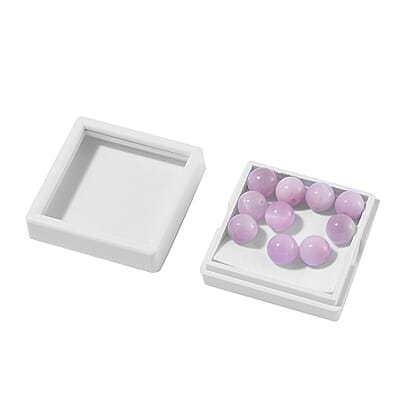 Value Buy Set of 10pcs Kunzite 8-9mm Beads 50.00 ctw
