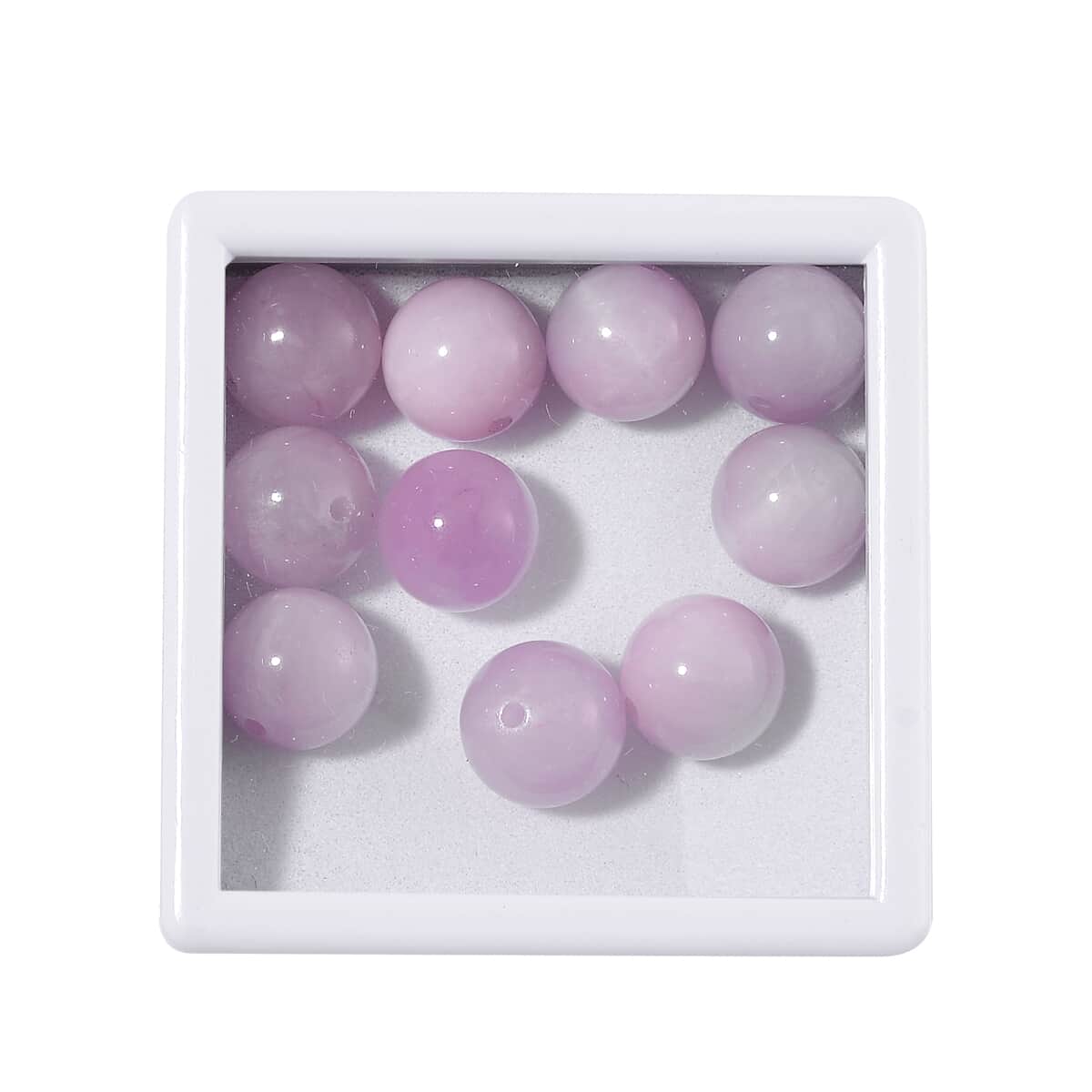 Set of 10pcs Kunzite 8-9mm Beads 50.00 ctw image number 4