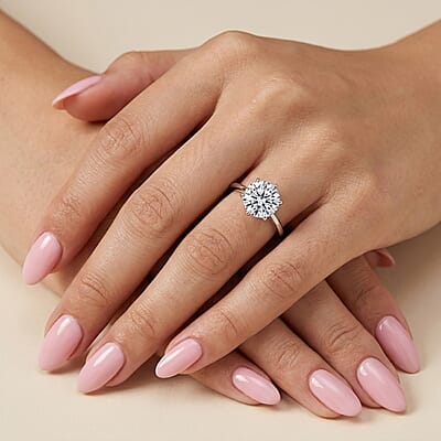 IGI Certified Luxuriant Lab Grown Diamond G VS2 3.00 ctw Solitaire Ring in 950 Platinum (Size 10.0) 4.25 Grams