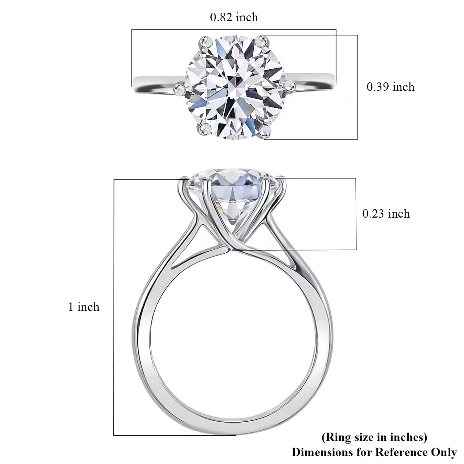 IGI Certified Luxuriant Lab Grown Diamond G VS2 3.00 ctw Solitaire Ring in 950 Platinum (Size 10.0) 4.25 Grams (Del. In 10-12 Days)