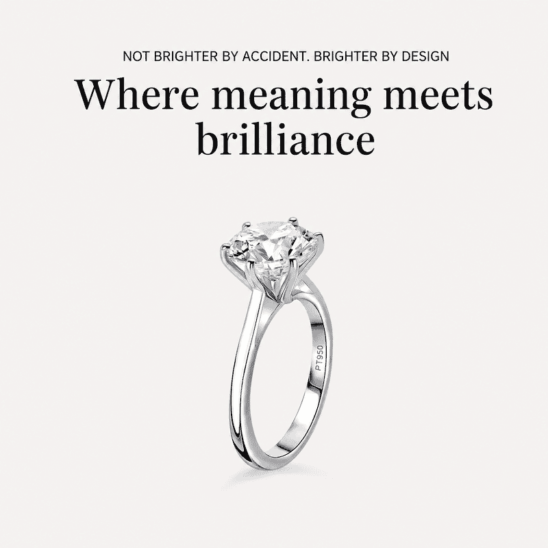 IGI Certified Luxuriant Lab Grown Diamond G VS2 3.00 ctw Solitaire Ring in 950 Platinum (Size 6.0) 4.25 Grams