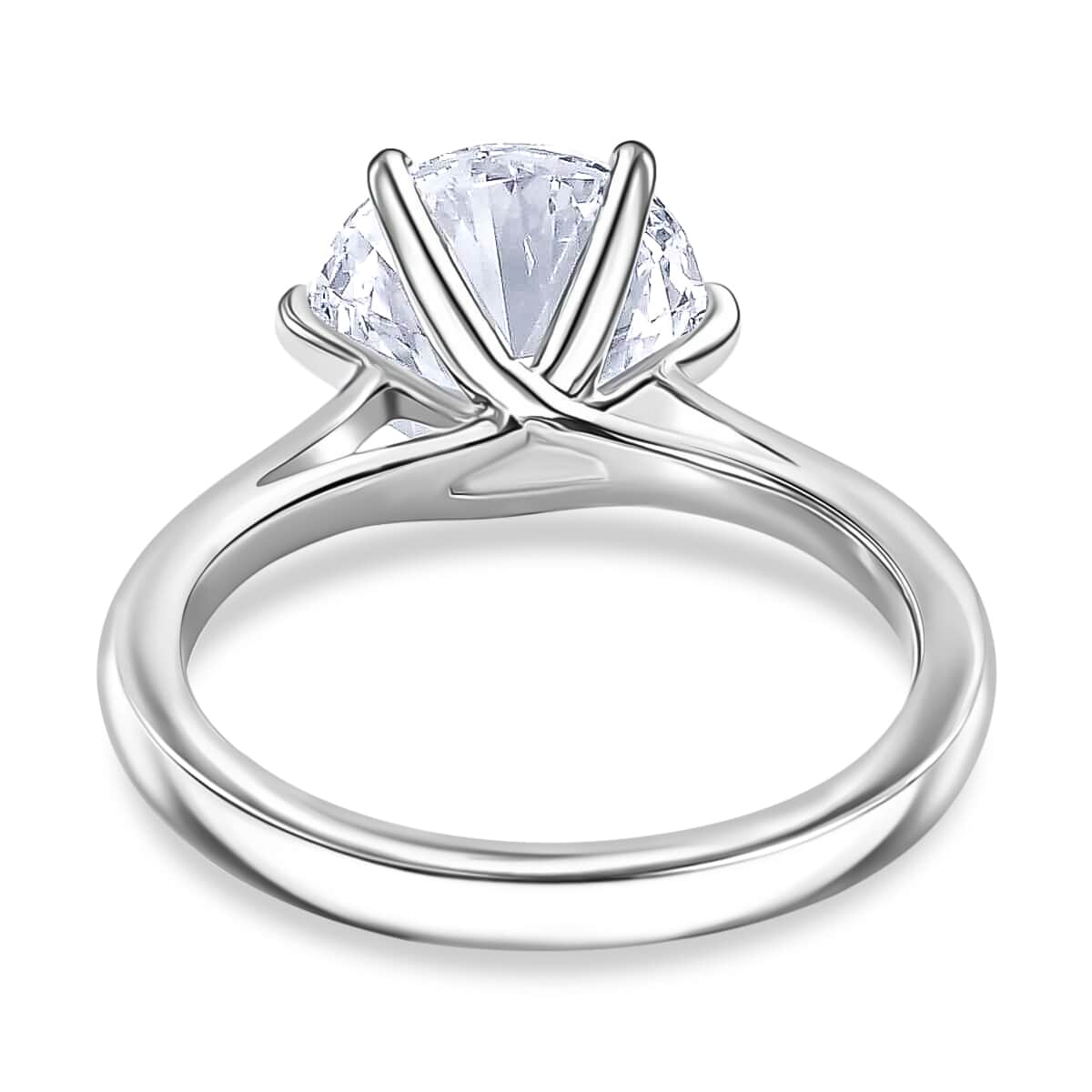 IGI Certified Luxuriant Lab Grown Diamond G VS2 3.00 ctw Solitaire Ring in 950 Platinum (Size 6.0) 4.25 Grams image number 5