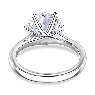 IGI Certified Luxuriant Lab Grown Diamond G VS2 3.00 ctw Solitaire Ring in 950 Platinum (Size 6.0) 4.25 Grams