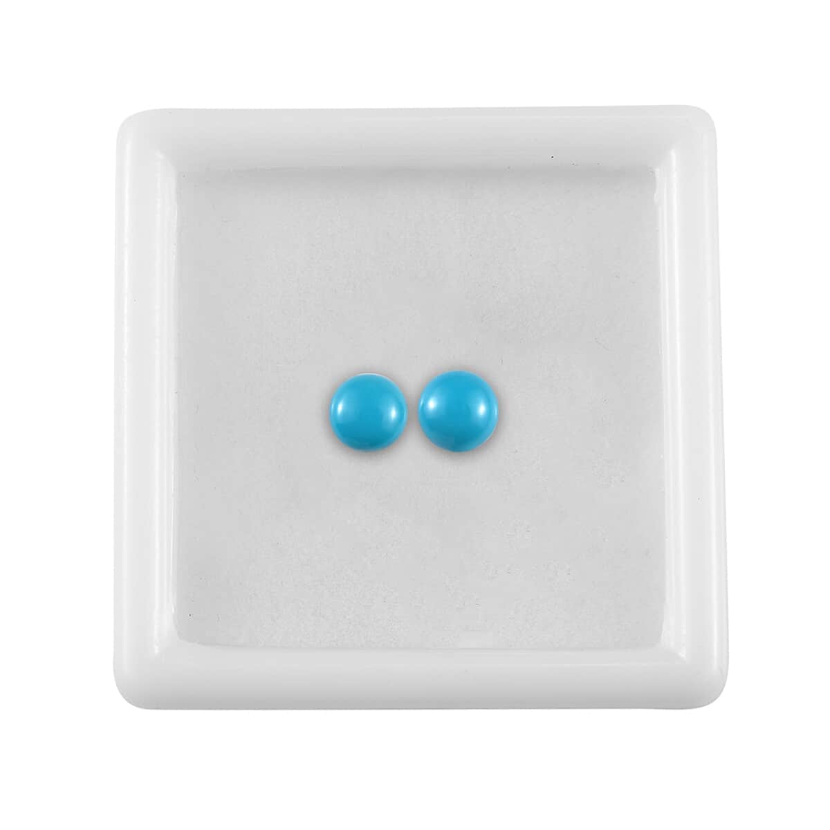 AA Sleeping Beauty Turquoise Set of 2 (Rnd 5 mm) 0.91 ctw image number 3