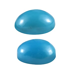 AA Sleeping Beauty Turquoise Set of 2 (Ovl 5x4 mm) 0.54 ctw
