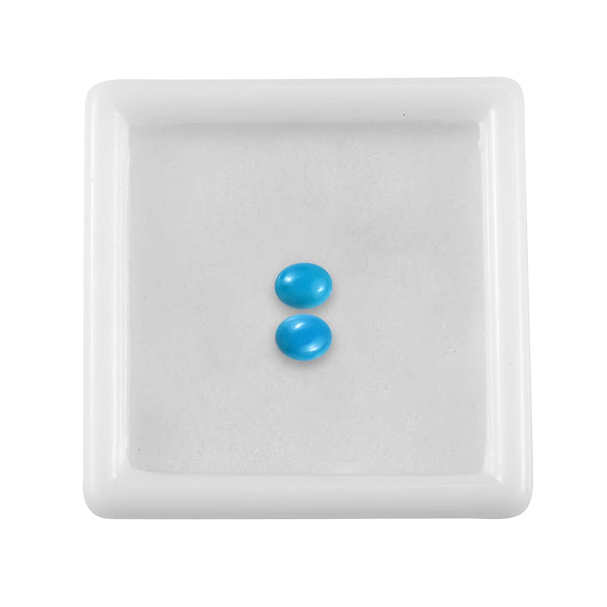 AA Sleeping Beauty Turquoise Set of 2 (Ovl 5x4 mm) 0.54 ctw image number 3