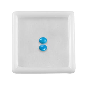 AA Sleeping Beauty Turquoise Set of 2 (Ovl 5x4 mm) 0.54 ctw