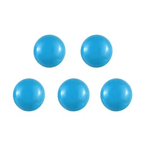 AA Sleeping Beauty Turquoise Set of 5 (Rnd 4 mm) 1.25 ctw