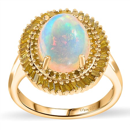 Ethiopian Welo Opal & Yellow Diamond / 10 - Product card gallery slide 1 (10177701249337)