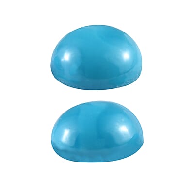 AA Sleeping Beauty Turquoise Set of 2 (Rnd 4.5 mm) 0.65 ctw