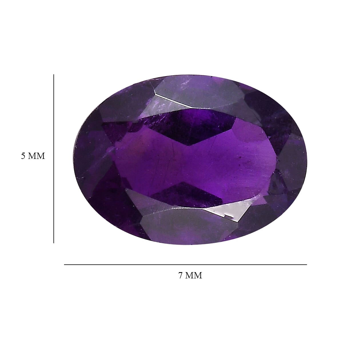 AA African Amethyst Set of 2 (Ovl 7x5 mm) 1.50 ctw image number 4