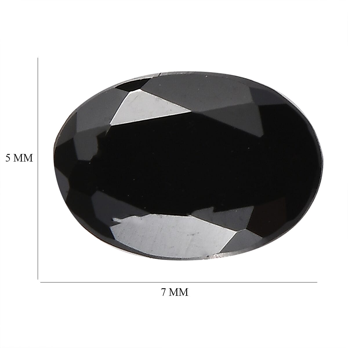 AA Thai Black Spinel Set of 2 (Ovl 7x5 mm) 2.06 ctw