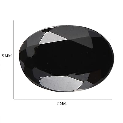 AA Thai Black Spinel Set of 2 (Ovl 7x5 mm) 2.06 ctw