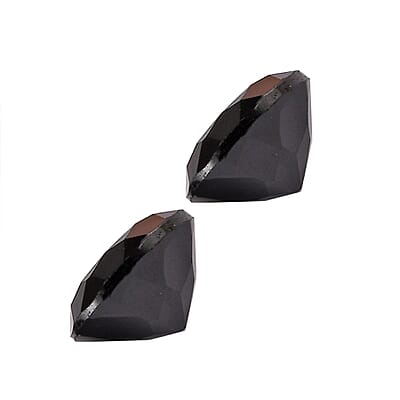 AA Thai Black Spinel Set of 10 (Rnd 5 mm) 5.21 ctw Loose Gemstone