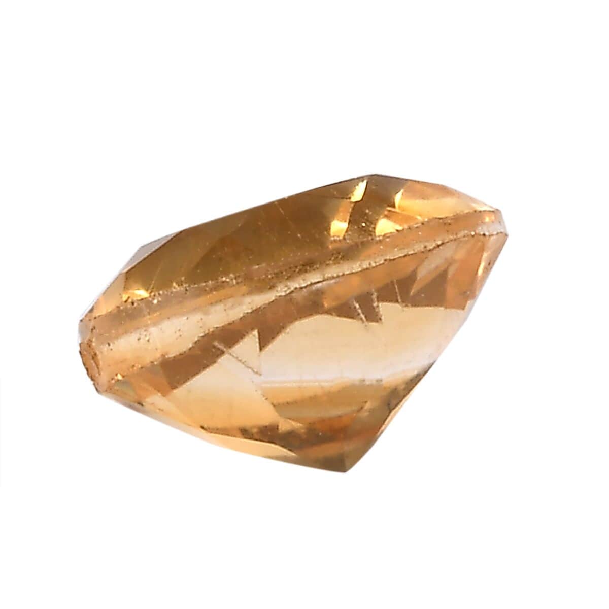 AA Brazilian Citrine Set of 10 (rnd 5 mm) 4.19 ctw Loose Gemstone image number 2