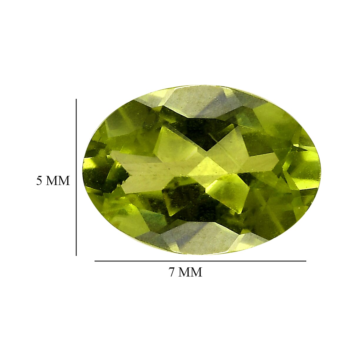 AA Peridot Set of 2 (Ovl 7x5 mm) 1.86 ctw image number 4