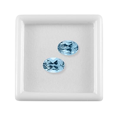 AA Sky Blue Topaz Set of 2 (Ovl 7x5 mm) 2.02 ctw
