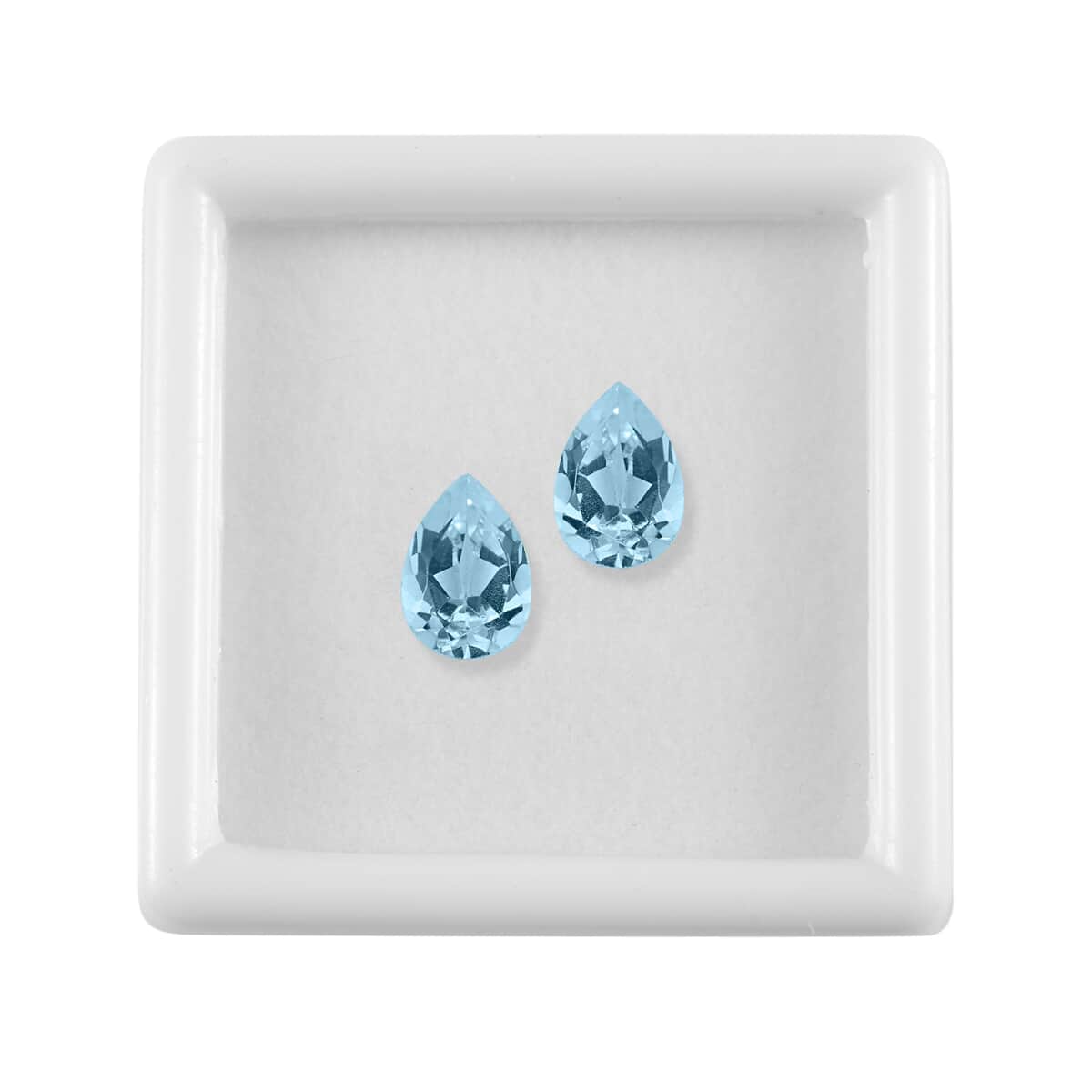 AA Sky Blue Topaz Set of 2 (Pear 7x5 mm) 1.76 ctw image number 3