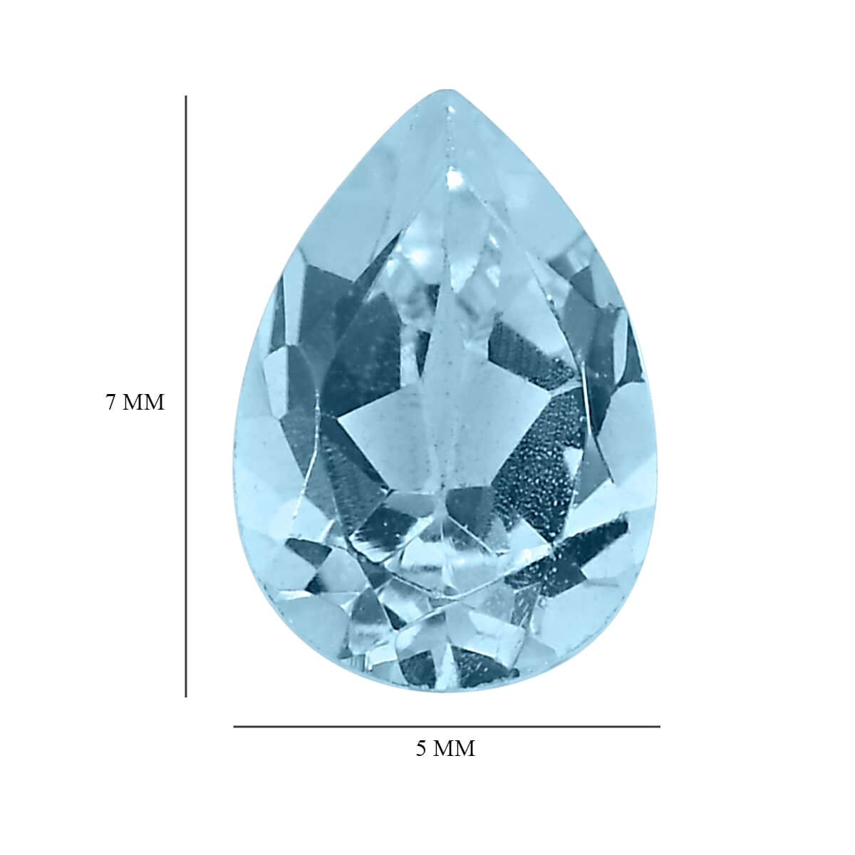 AA Sky Blue Topaz Set of 2 (Pear 7x5 mm) 1.76 ctw image number 4