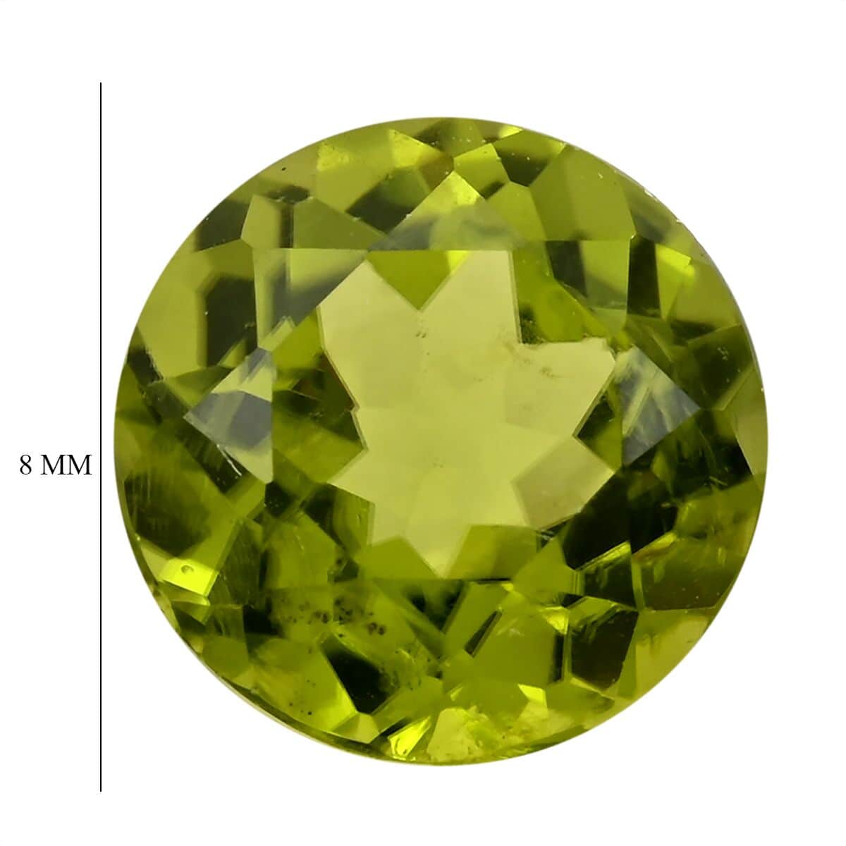 AAA Peridot (Rnd 8 mm) 1.25 ctw image number 3