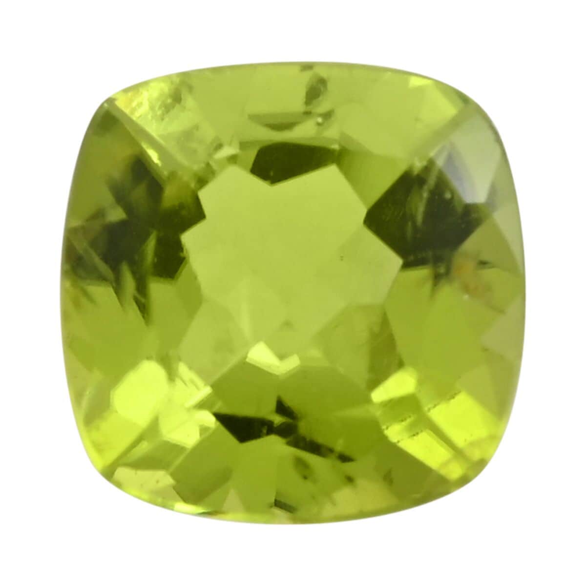 AAA Peridot (Cush 7x7 mm) 1.25 ctw image number 0