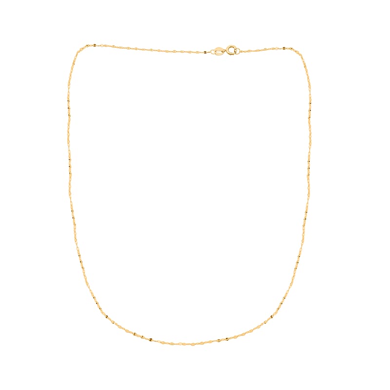 Forzantina Chain Necklace in 18K Yellow Gold 18 Inches