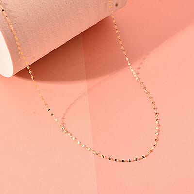 Forzantina Chain Necklace in 18K Yellow Gold 18 Inches