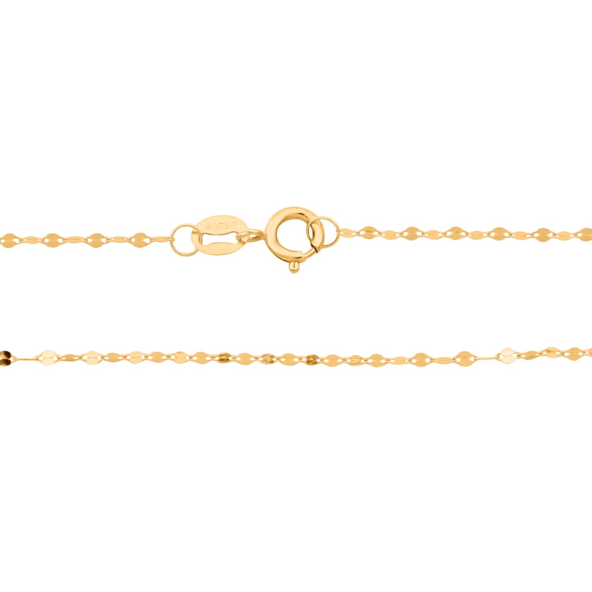 Forzantina Chain Necklace in 18K Yellow Gold 18 Inches image number 2