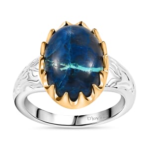 Table Mountain Shadowkite 6.00 ctw Mystic Forest Ring in 14K YG Over and Sterling Silver (Size 8.0)