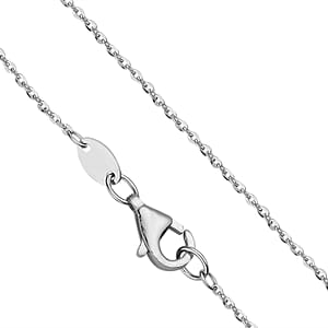 Cable Chain Necklace in 950 Platinum 20 Inches 2 Grams
