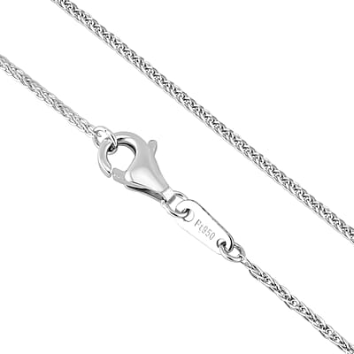 Spiga Chain Necklace in 950 Platinum 20 Inches 2.71 Grams