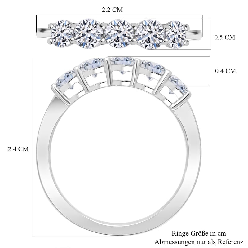 Luxuriant Lab Grown Diamond E-F VS 1.00 ctw Ring in 14K White Gold (Size 9.0)