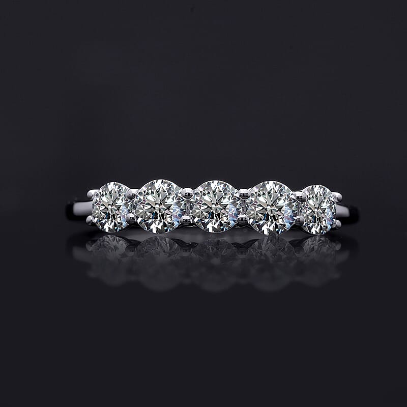 Luxuriant Lab Grown Diamond E-F VS 1.00 ctw Ring in 14K White Gold (Size 9.0)
