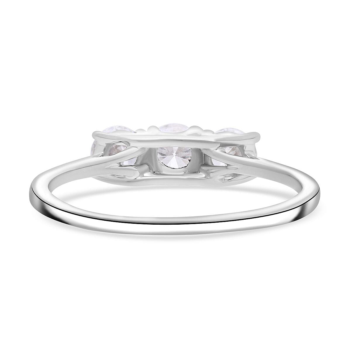 Luxuriant Lab Grown Diamond E-F VS 1.00 ctw Ring in 14K White Gold (Size 11.5)