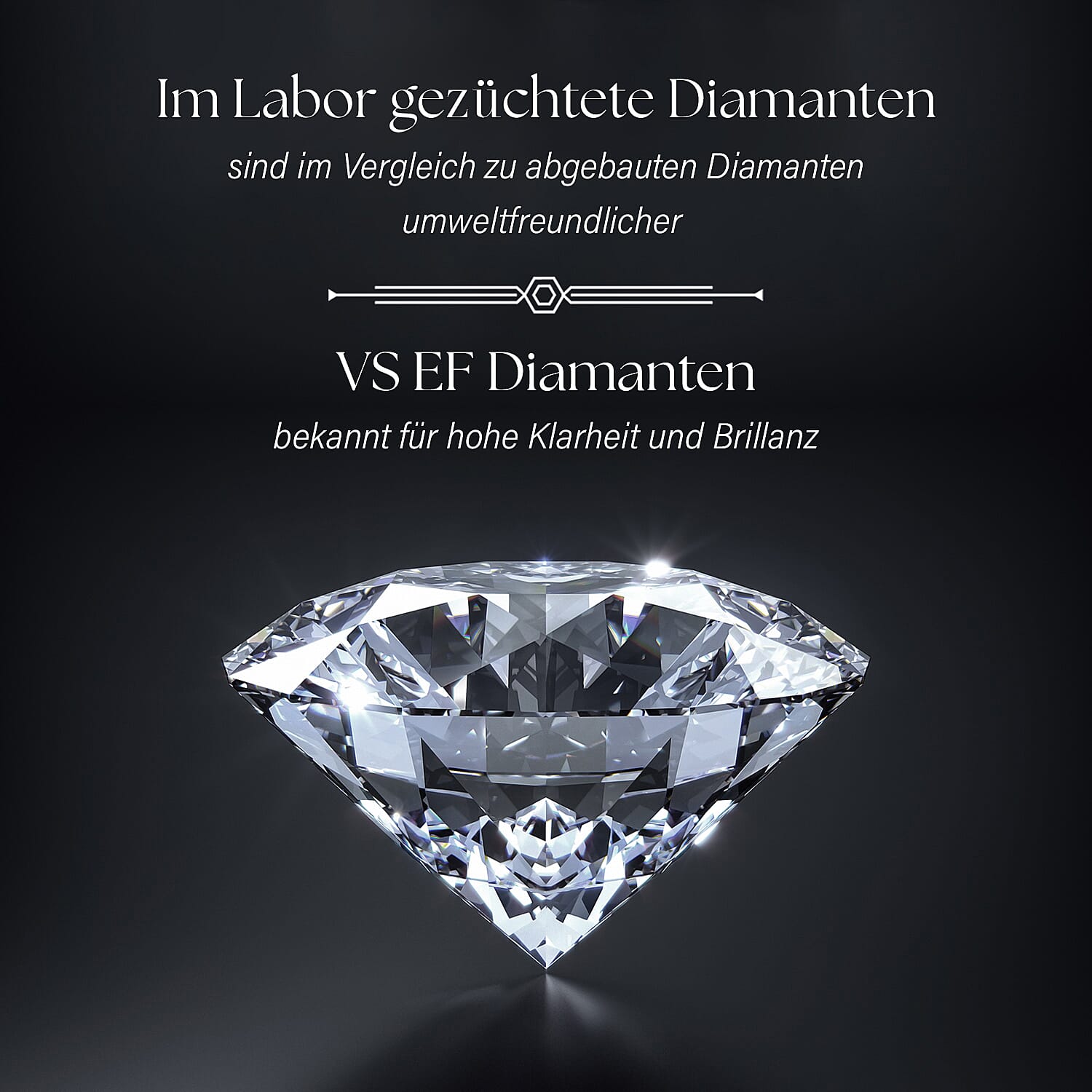 Luxuriant Lab Grown Diamond E-F VS 1.00 ctw Ring in 14K White Gold (Size 11.5)
